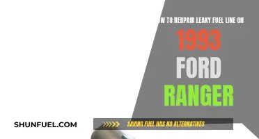 Fixing a Leaky Fuel Line: 1993 Ford Ranger Guide