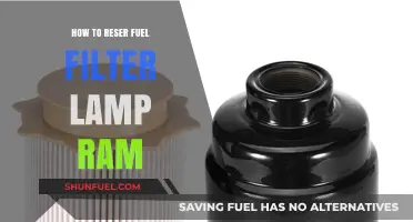 Resetting Fuel Filter Lamp in RAM: Easy Steps to Follow