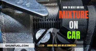 Resetting Air-Fuel Mixture: A Guide for Car Owners