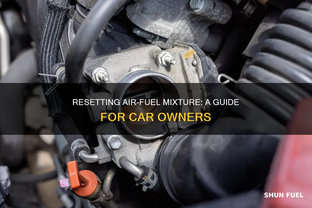 how to reset air fuel mixture on car