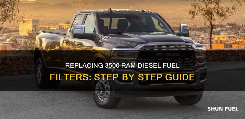 how to reset change fuel filters in 3500 ram diesel