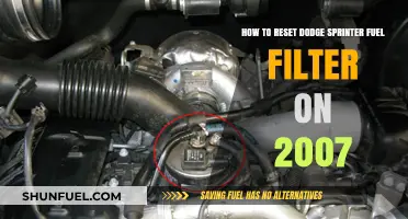 Resetting Fuel Filter on a 2007 Dodge Sprinter: Step-by-Step Guide
