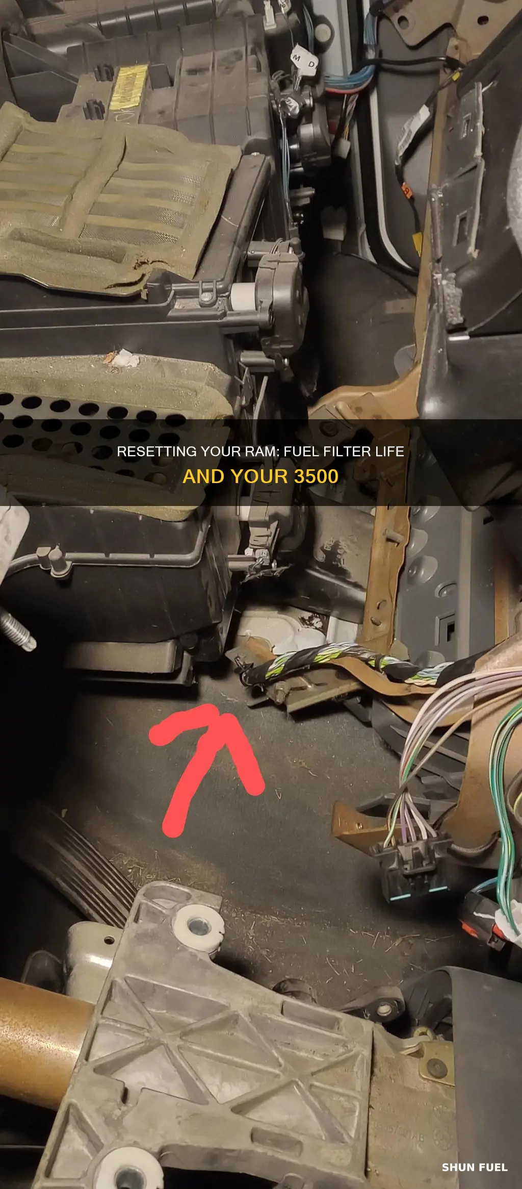 how to reset fuel filter life 3500 ram