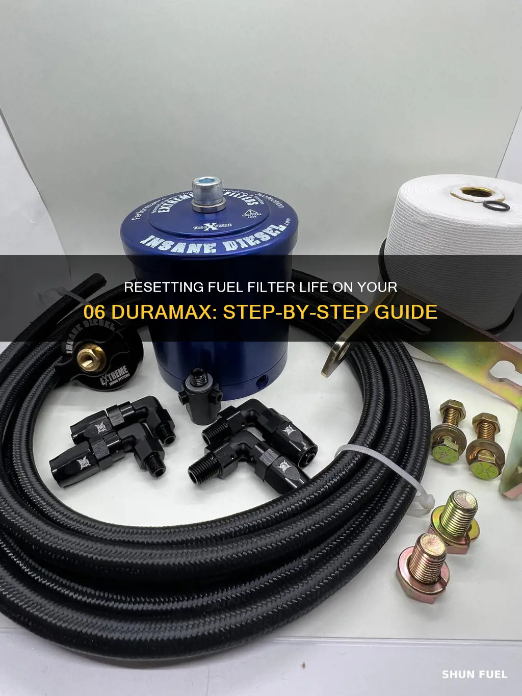 how to reset fuel filter life on 06 duramax