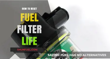 Resetting Fuel Filter Life: A Step-by-Step Guide
