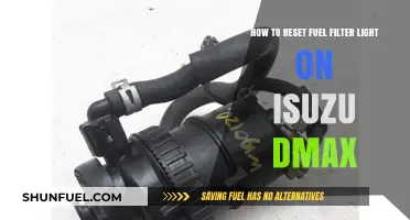 Resetting Your Isuzu D-Max: Fuel Filter Light Guide