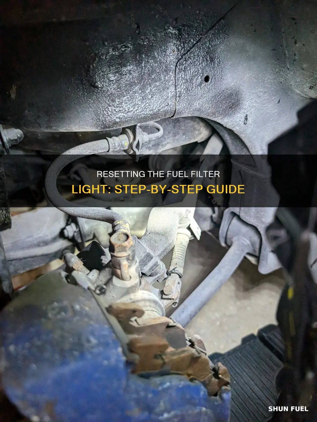 how to reset fuel filter light