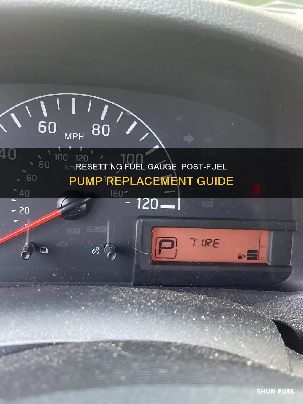 how to reset fuel gauge after replacing fuel pump