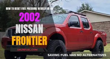 Resetting Fuel Pressure Regulator on 2002 Nissan Frontier: Step-by-Step Guide