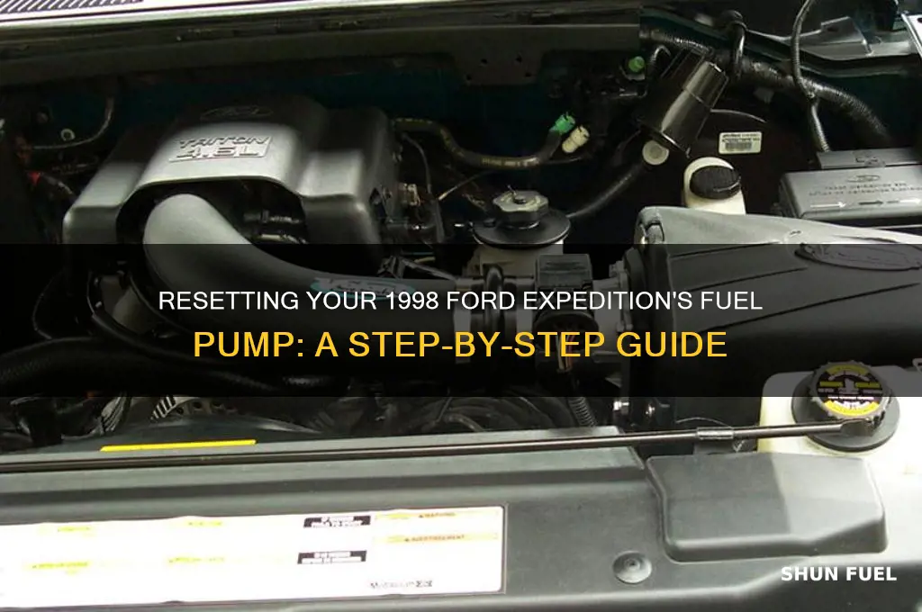 how to reset fuel pump 1998 ford expedition