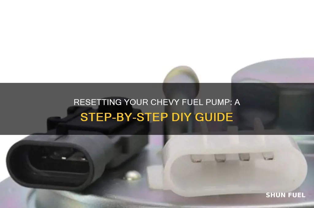 how to reset fuel pump chevy