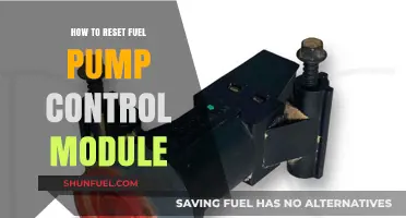 Resetting Your Fuel Pump Control Module: A Step-by-Step Guide
