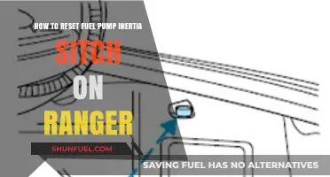 Resetting Your Ranger's Fuel Pump Inertia Switch: A Step-by-Step Guide