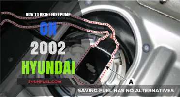 Resetting Your 2002 Hyundai's Fuel Pump: A Step-by-Step Guide