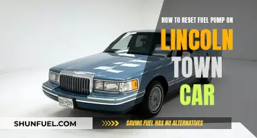 Resetting the Fuel Pump on a Lincoln Town Car
