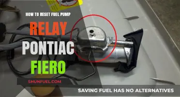 Resetting Your Pontiac Fiero's Fuel Pump Relay: A Step-by-Step Guide