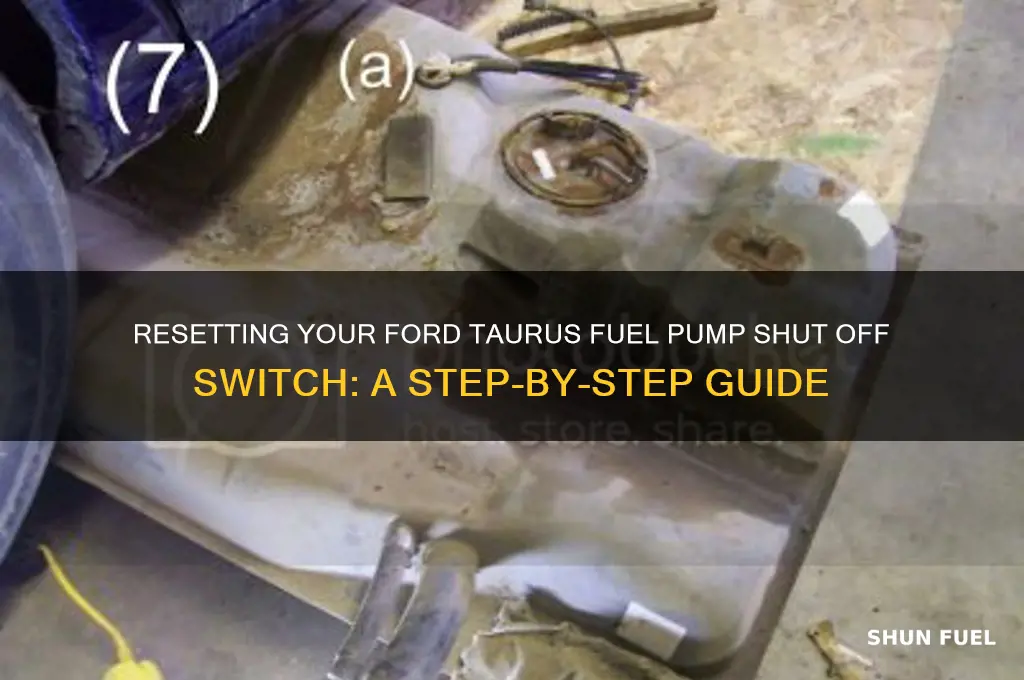 how to reset fuel pump shut off switch ford taurus