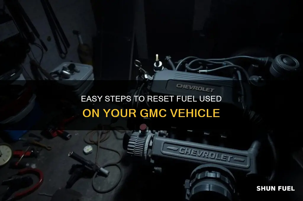 how to reset fuel used gmc