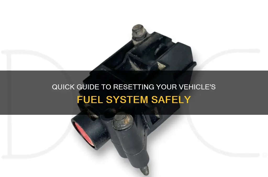 how to reset fuel