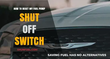 Quick Guide: Resetting Your Fuel Pump Shut Off Switch Easily