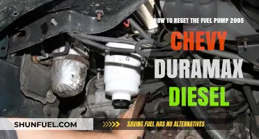 Resetting the Fuel Pump on a 2005 Chevy Duramax Diesel