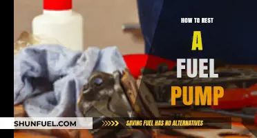 Restoring Your Fuel Pump: A Step-by-Step Guide to Proper Rest and Maintenance