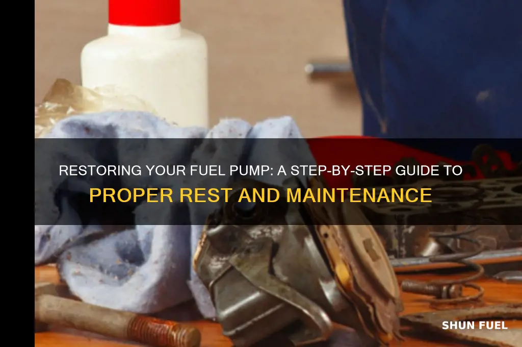 how to rest a fuel pump
