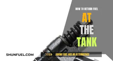 Returning Fuel: Easy Steps to Refuel at the Tank