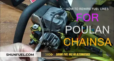 Mastering Chainsaw Maintenance: Rewiring Fuel Lines for Poulan Power