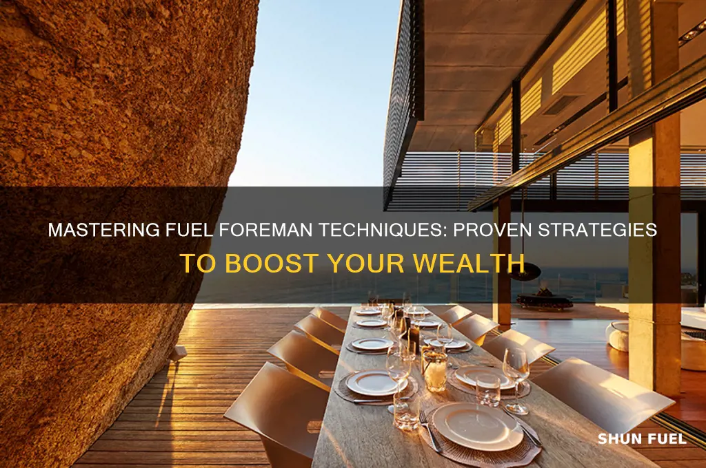 how to richen fuel foreman