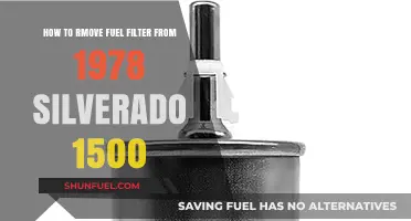 Removing Fuel Filter from '78 Silverado 1500: Step-by-Step Guide