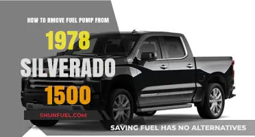 Removing the Fuel Pump from a 1978 Silverado 1500: A Step-by-Step Guide