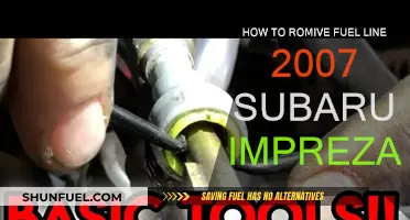 Fuel Line Repair: A Guide for 2007 Subaru Impreza Owners