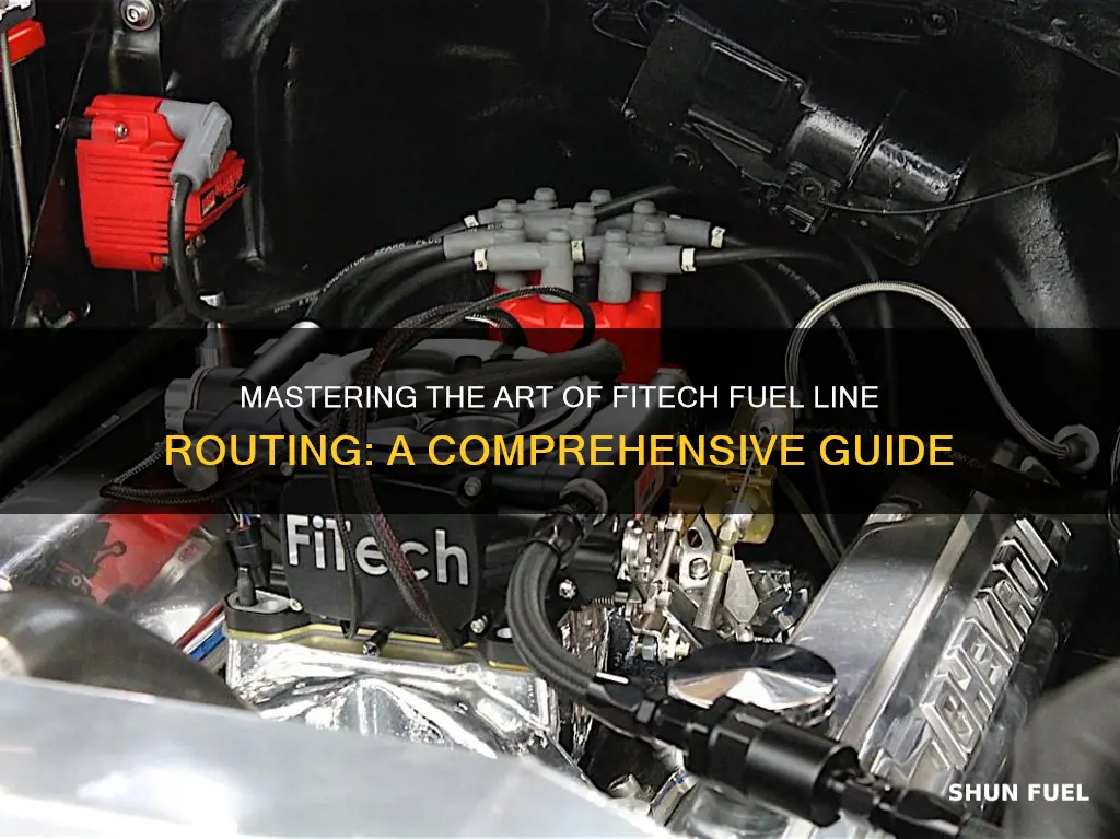 how to route fitech fuel lines