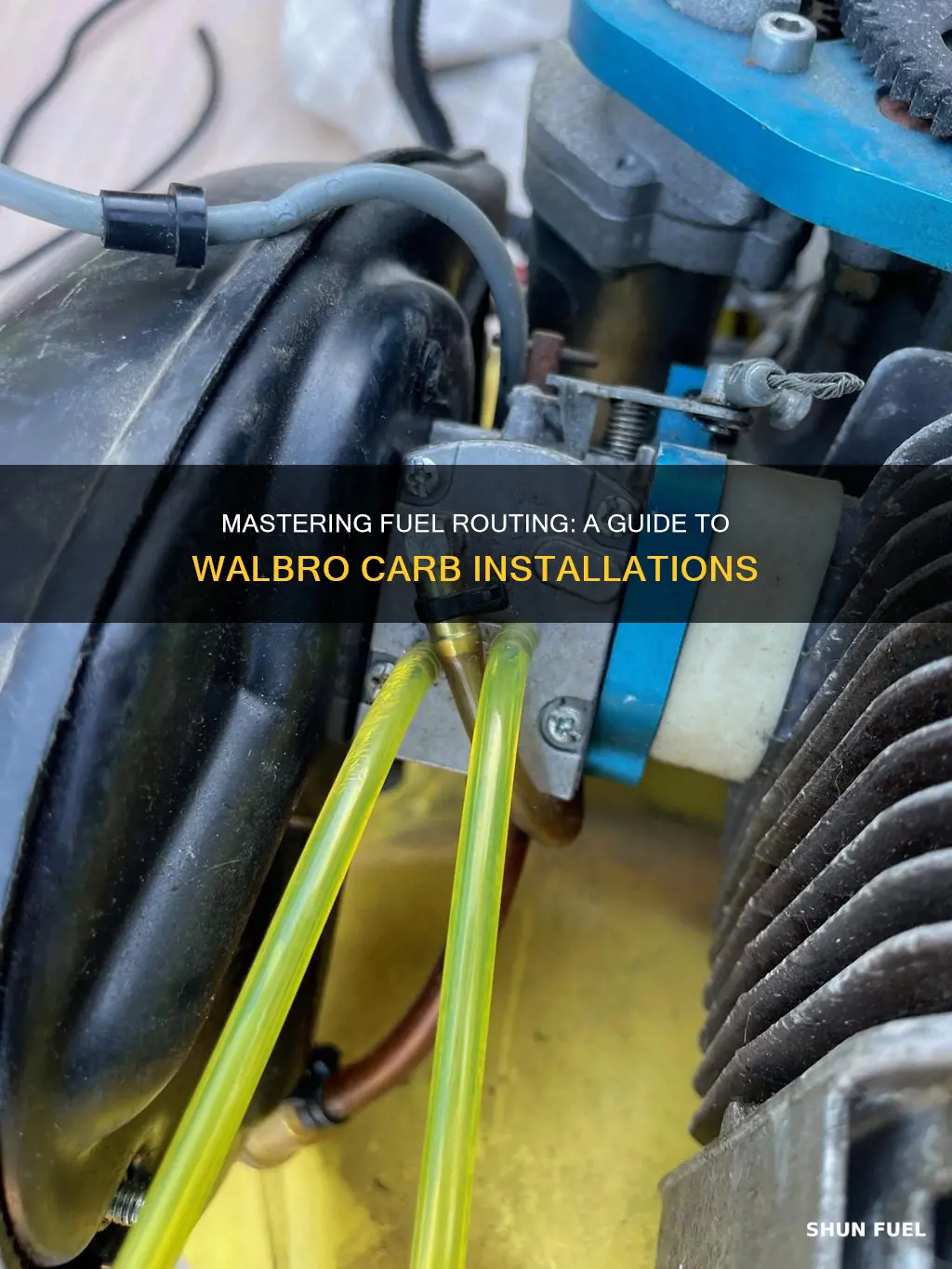 how to route fuel lines on walbro carb