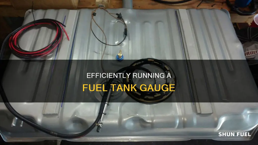 how to run a ground fo fuel tank guage