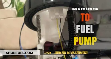 Running a Hot Wire to Your Fuel Pump: A Step-by-Step Guide