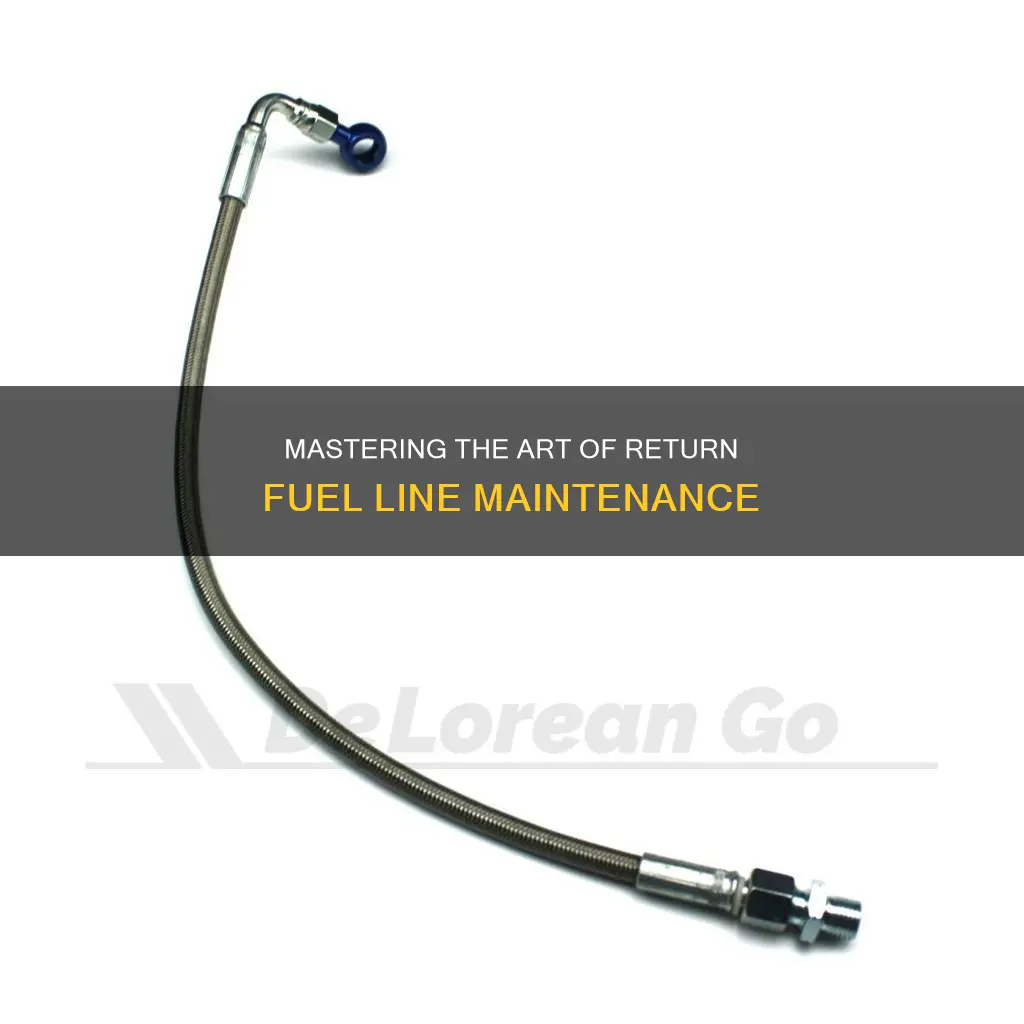 how to run a return fuel line