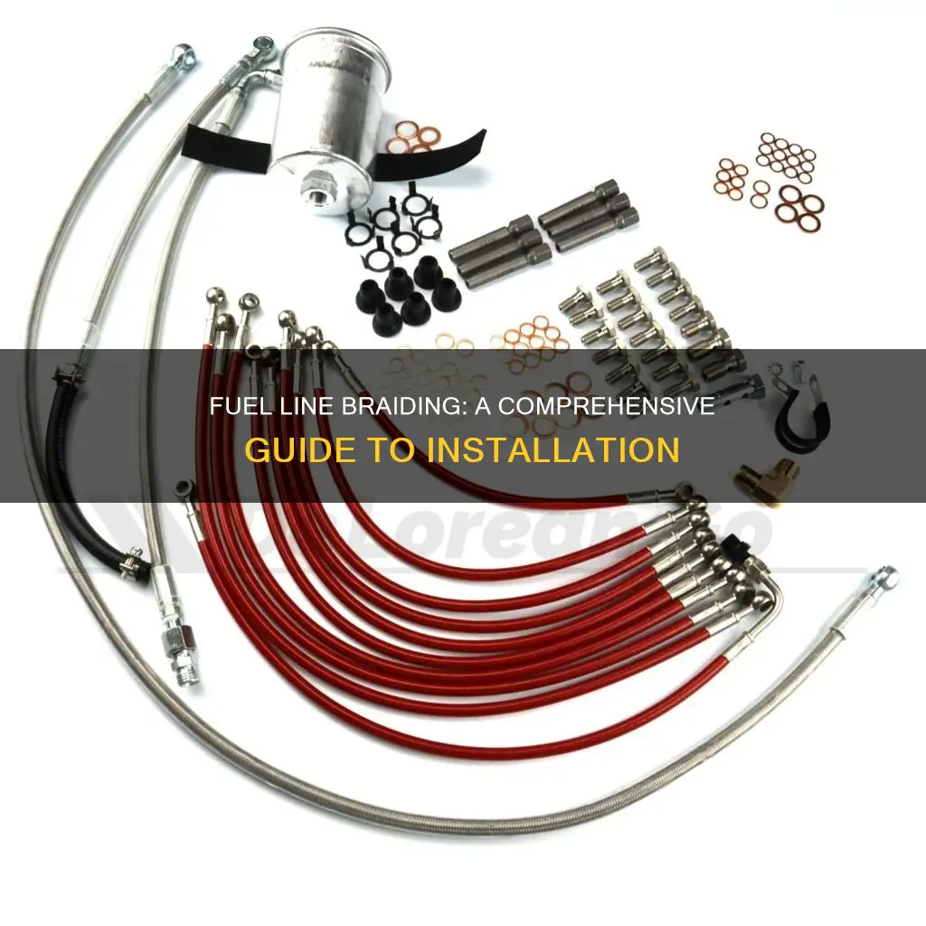 how to run braided fuel line