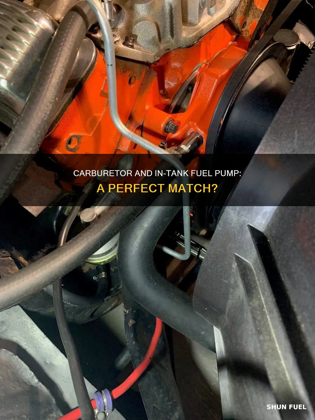 how to run carburetor on in tank fuel pump