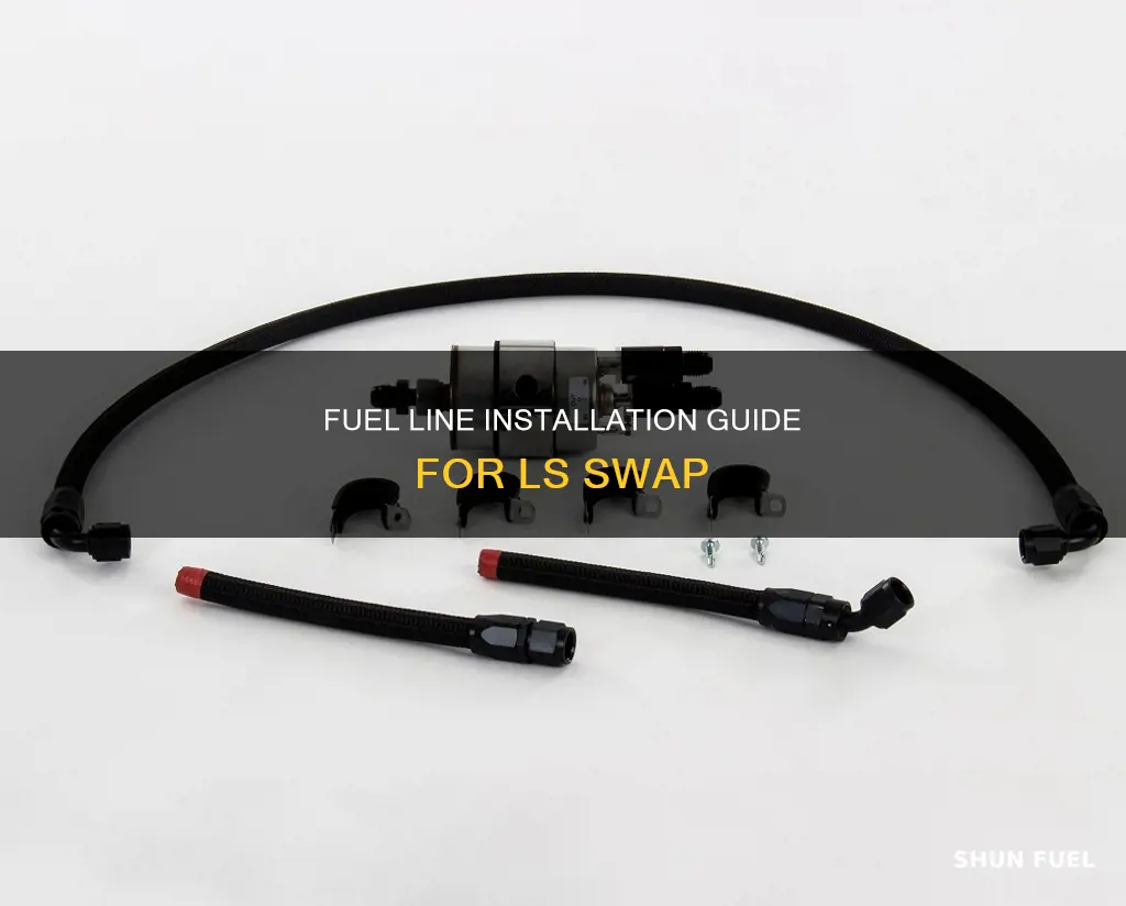 how to run fuel line for ls swap