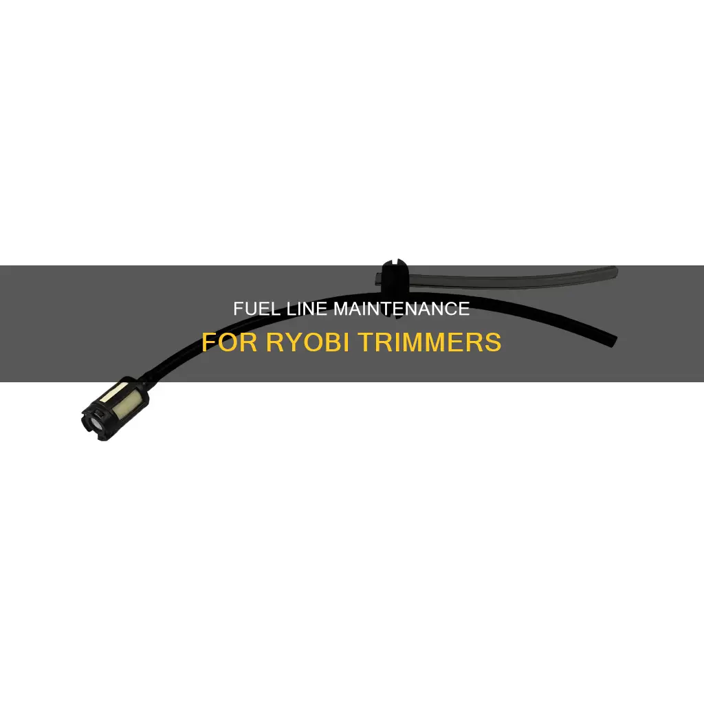 how to run fuel line ryobi trimmer