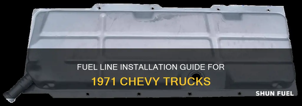 how to run fuel lines on 1971 chevy truck