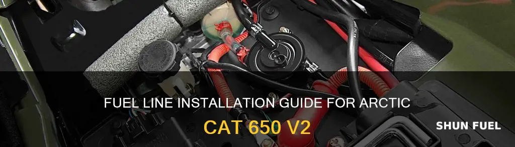 how to run fuel lines on artic cat 650 v2