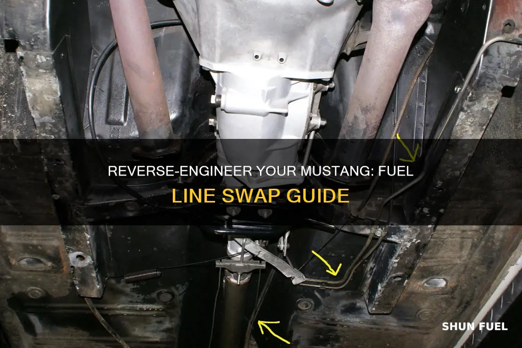 how to run fuel lines on opposite side of mustang