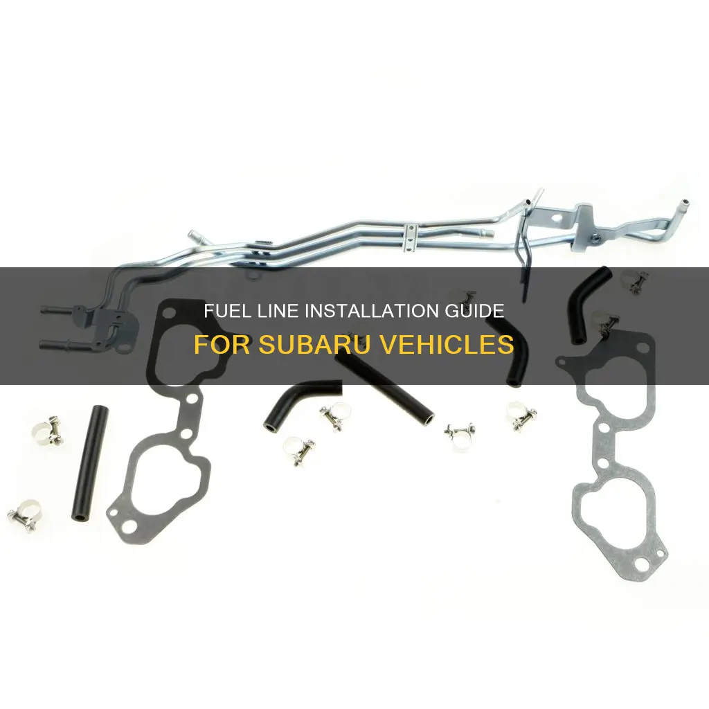 how to run fuel lines subaru
