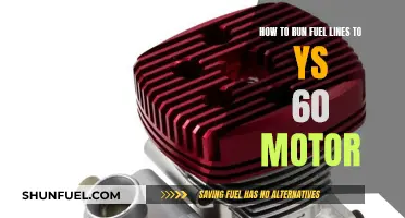 Fuel Line Installation Guide for Yamaha's YS60 Motor