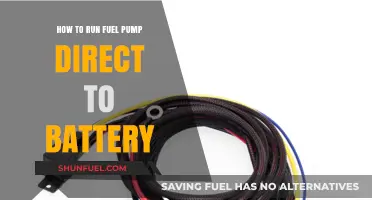 Direct Fuel Pump Wiring: Step-by-Step Guide to Battery Connection