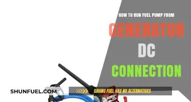 Running Fuel Pump via DC Generator Connection: A Practical Guide