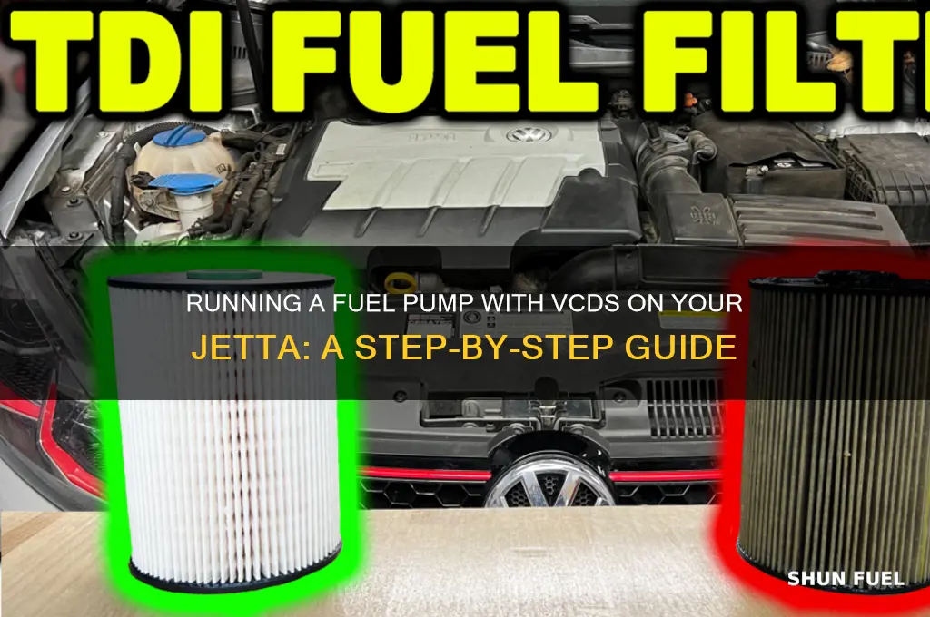 how to run fuel pump vcds jetta
